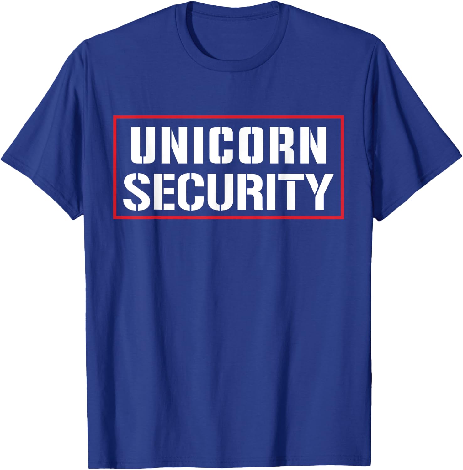 Halloween Dad Mom Daughter Adult Costume, Unicorn Security T-Shirt - T-Shirt | Royal