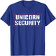 Halloween Dad Mom Daughter Adult Costume, Unicorn Security T-Shirt - T-Shirt | Royal