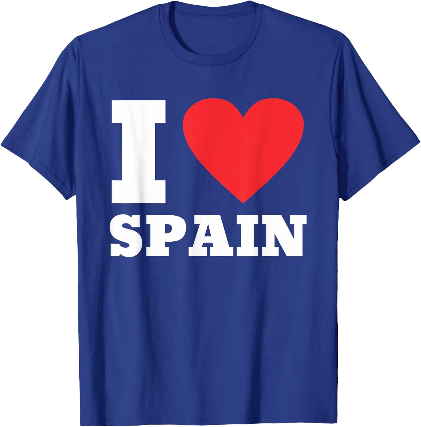 I Love Spain I Heart Spain Family Travel Spain T-Shirt - T-Shirt | Royal