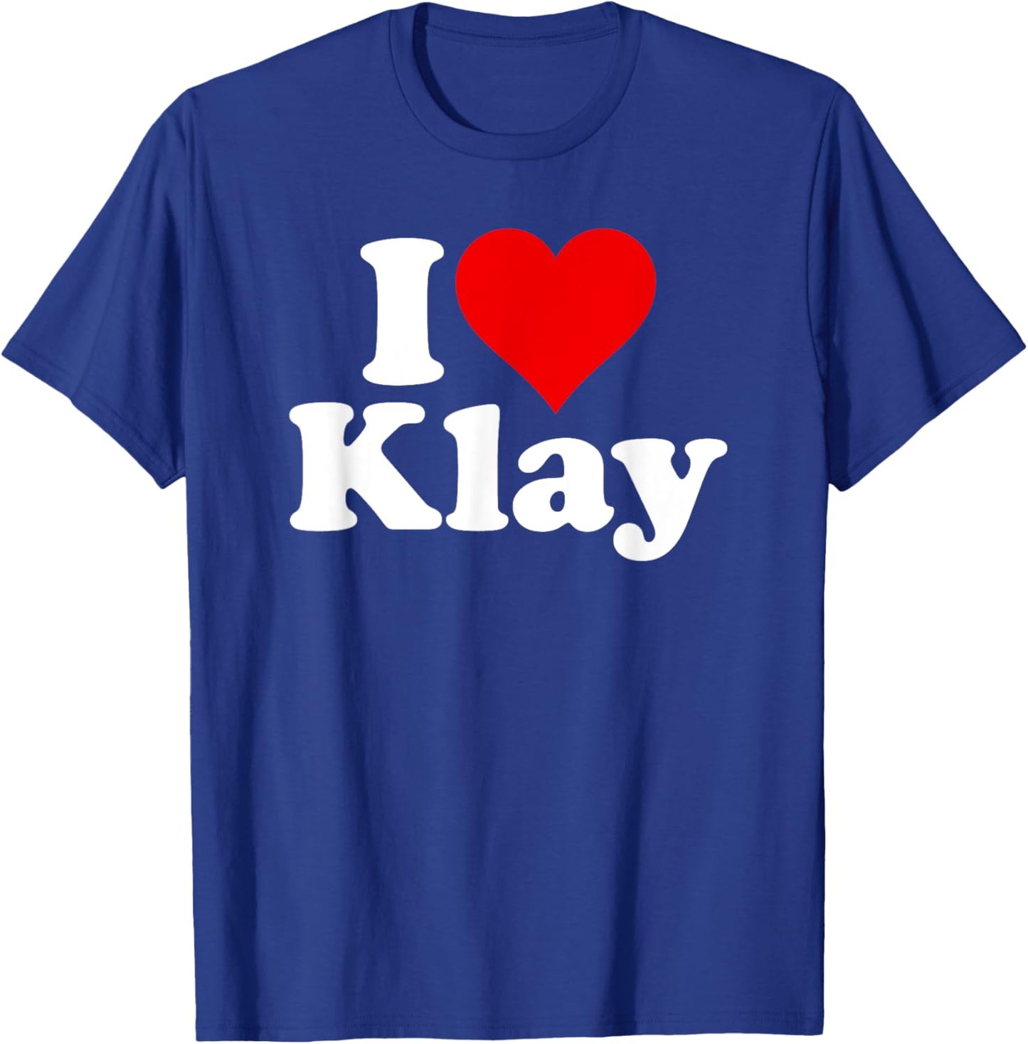 I Love Heart Klay T-Shirt - T-Shirt | Royal