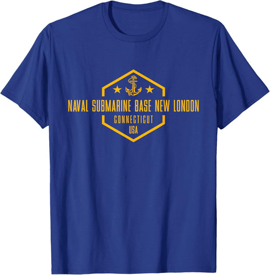 Naval Submarine Base New London T-Shirt - T-Shirt | Royal