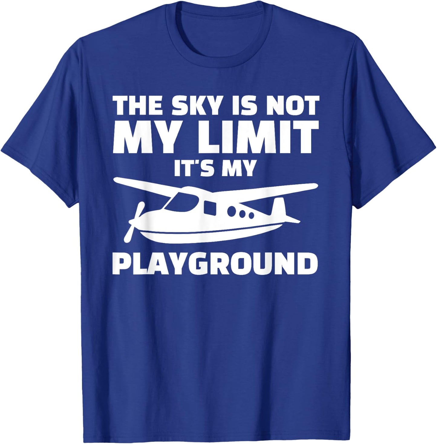 Funny Airplane Women Aviation Pilot Airplane Lovers T-Shirt - T-Shirt | Royal