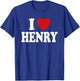 I Heart Love Henry T-Shirt - T-Shirt | Royal