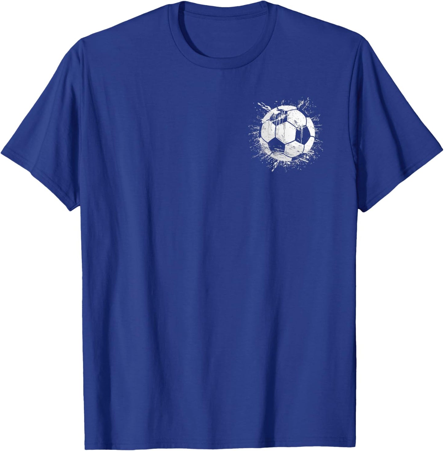 Soccer Ball Sport Stylish Design T-Shirt - T-Shirt | Royal