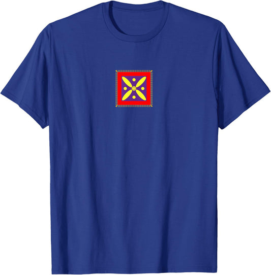 Derafsh Kaviani, lotus flower, Iranian history, flag, badge T-Shirt - T-Shirt | Royal