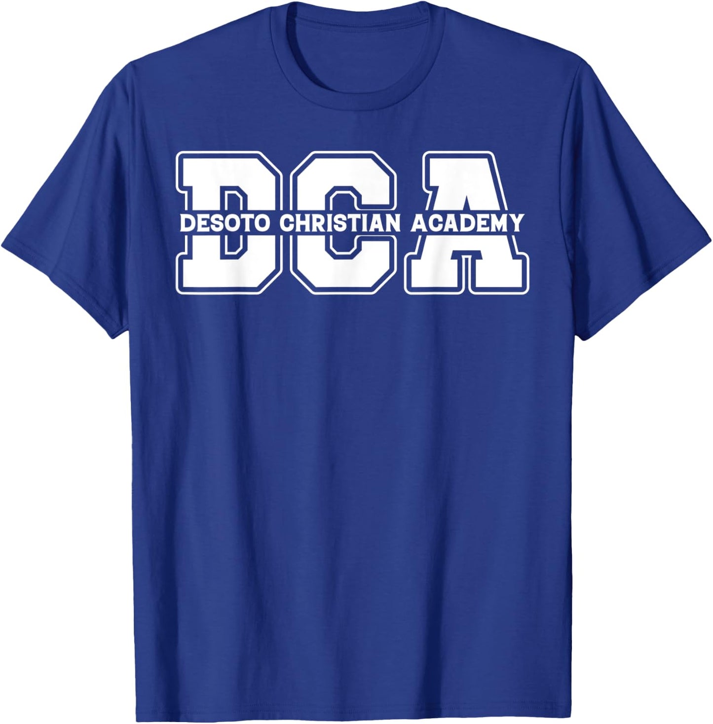 Desoto Christian Academy attire T-Shirt - T-Shirt | Royal