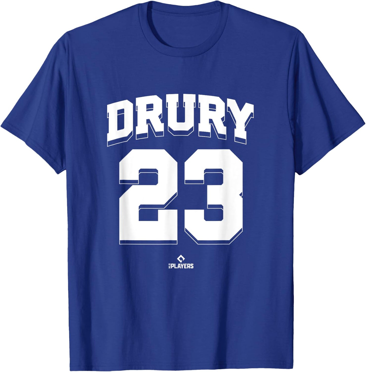 Brandon Drury 23 Los Angeles MLBPA T-Shirt - T-Shirt | Royal
