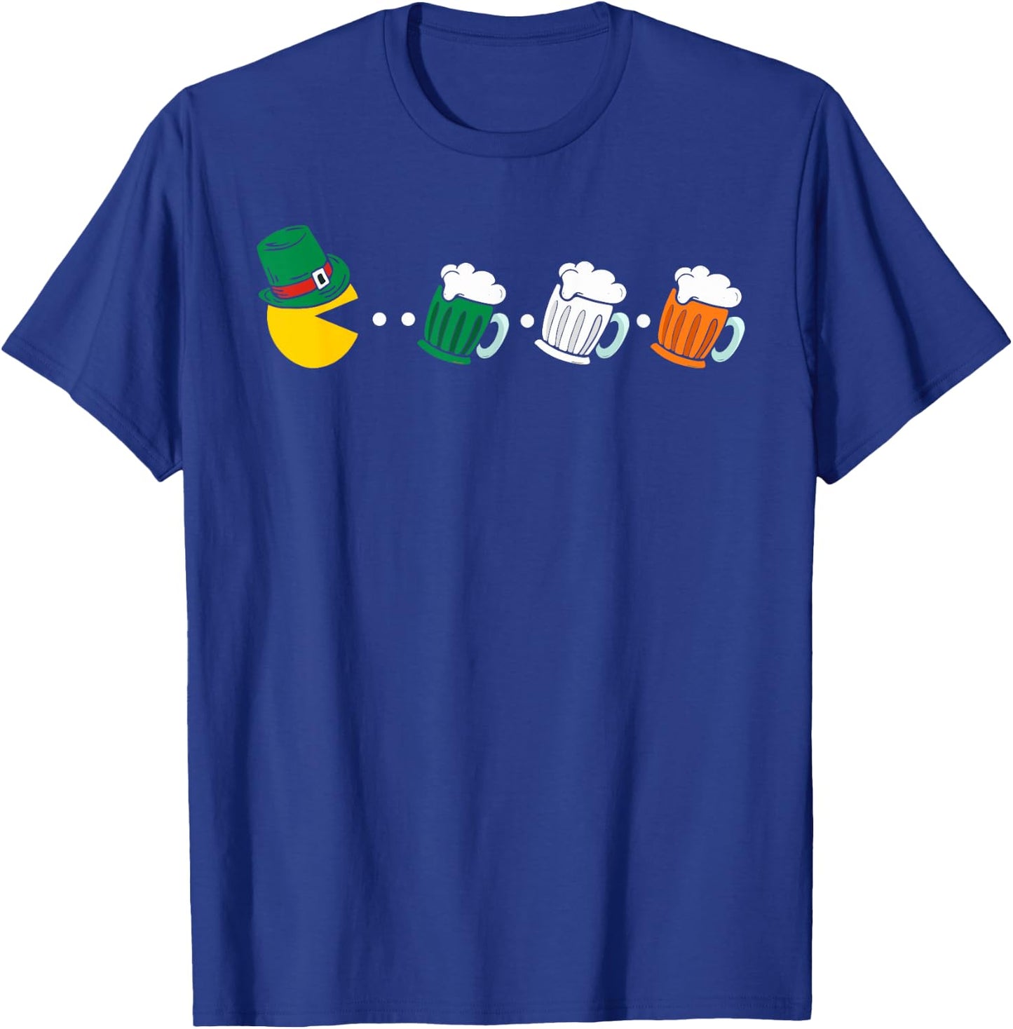 Irish Beer Ireland Flag St Patricks Day T-Shirt - T-Shirt | Royal