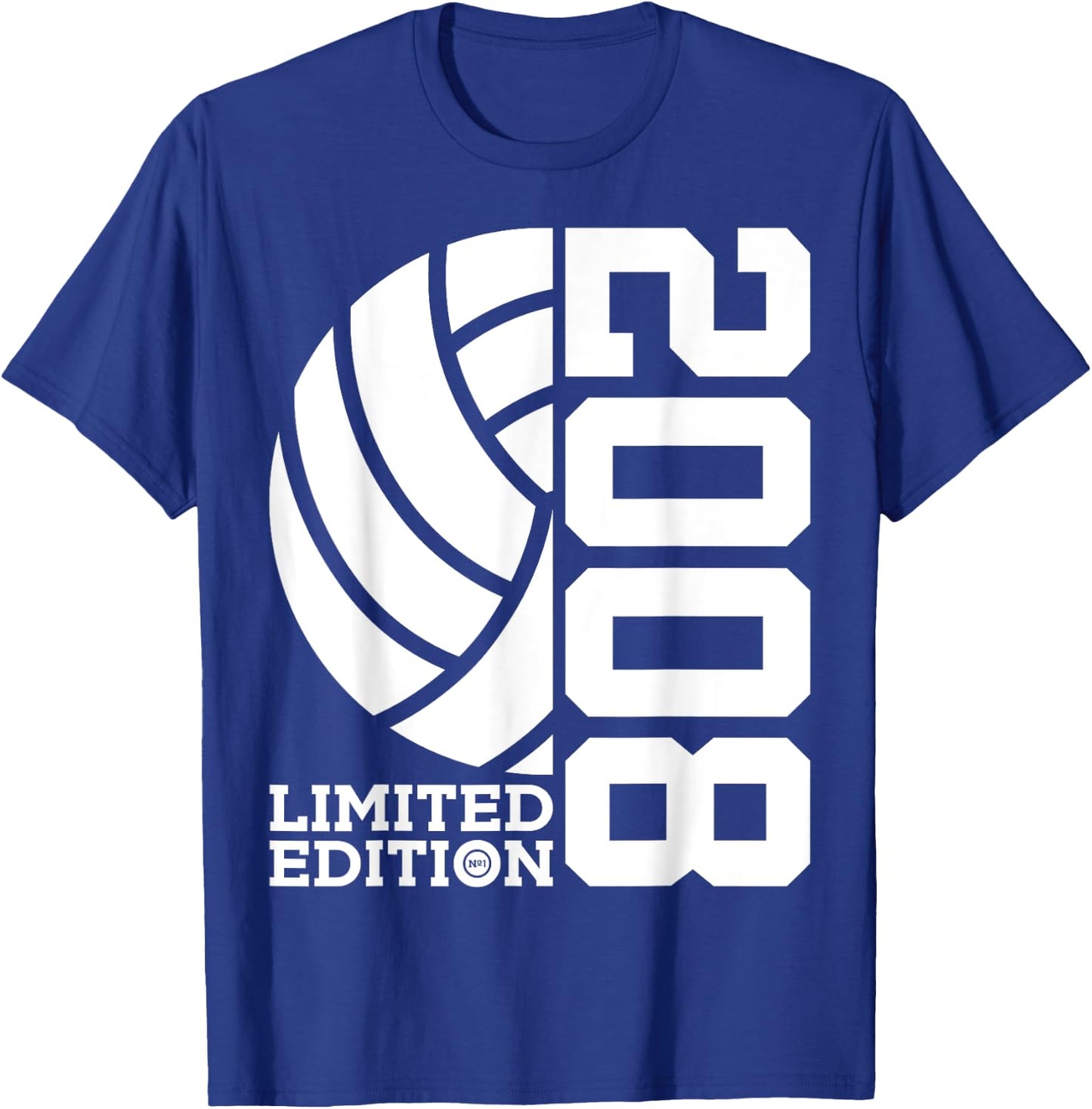 17th BIRTHDAY VOLLEYBALL LIMITED EDITION 2008 T-Shirt - T-Shirt | Royal