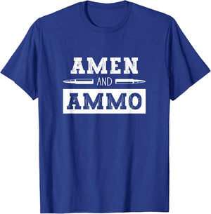 Jesus Gun Second Amendment Christian Apparel God T-Shirt - T-Shirt | Royal