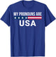 My Pronouns Are USA, We the People, 4th of July Men Women T-Shirt - T-Shirt | Royal