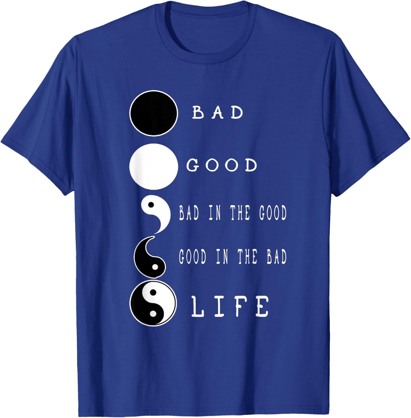 Wowtastic! -Adults Yoga - Black - Small T-Shirt - T-Shirt | Royal