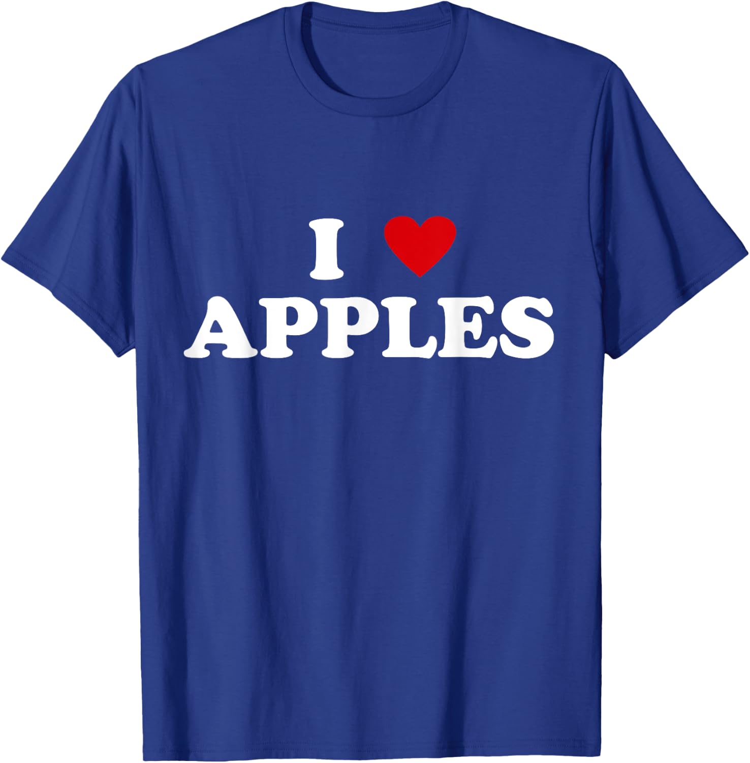 I Heart Crops Farming Farmer - I Love Apple T-Shirt - T-Shirt | Royal