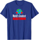 World's Greatest Bedstemor Danish Grandmother T-Shirt - T-Shirt | Royal
