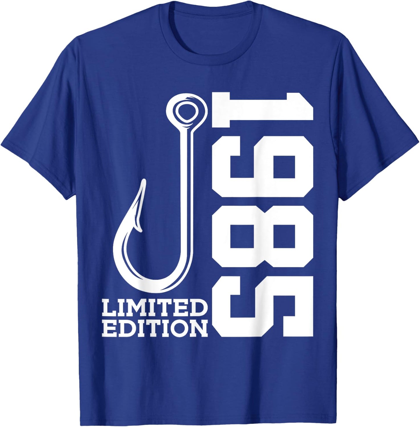 Angler 40th Birthday Fishing Limited Edition 1985 T-Shirt - T-Shirt | Royal