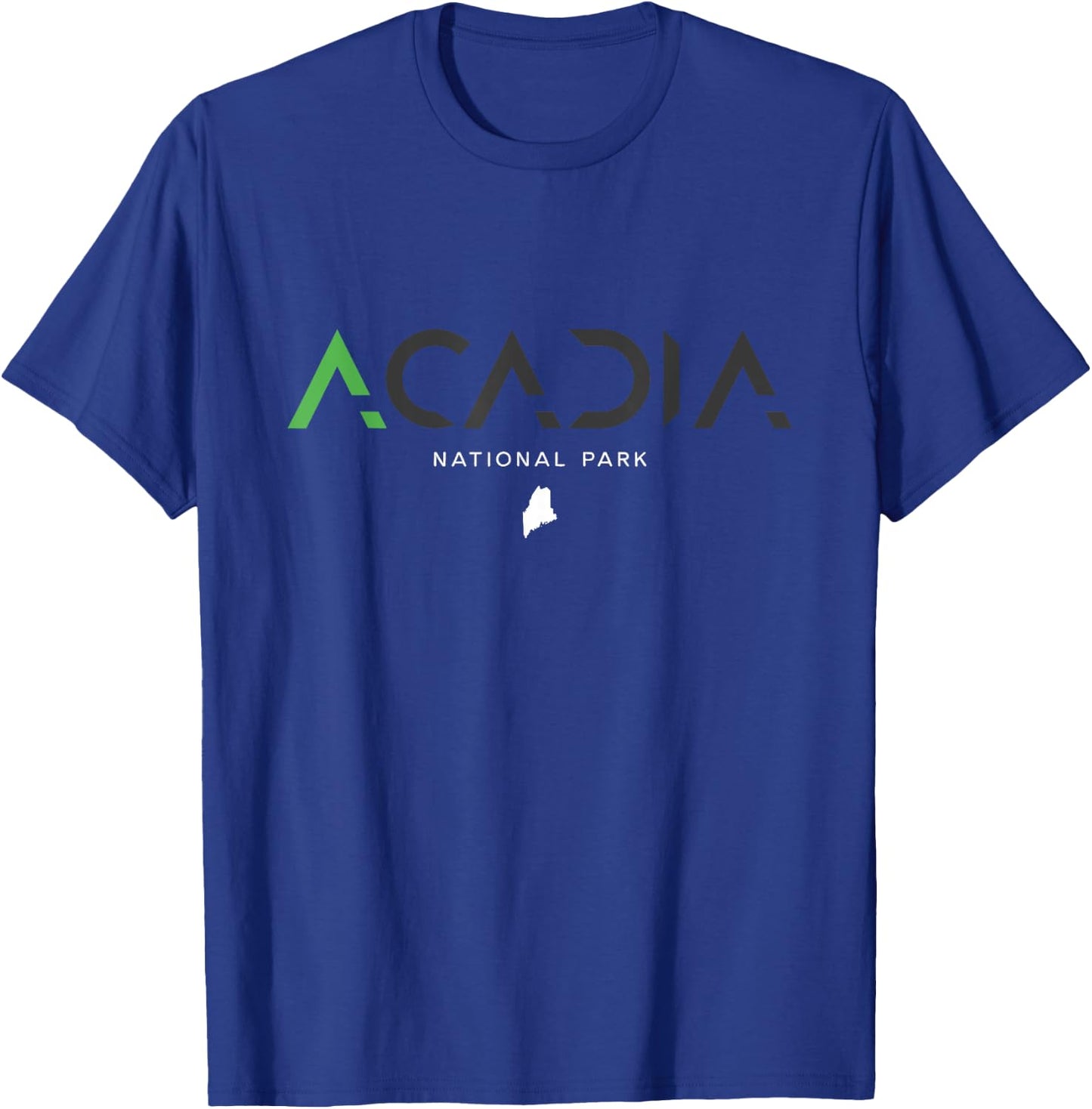 Acadia National Park Maine Tonal Retro Vintage T-Shirt - T-Shirt | Royal