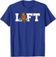 Bear Gym Weight Training Lift Deadlift T-Shirt - T-Shirt | Royal