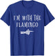 I'm With Flamingo Halloween Costume Party Matching Flamingo T-Shirt - T-Shirt | Royal