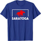 Saratoga Springs Upstate New York Horse Racing Jockey T-Shirt - T-Shirt | Royal