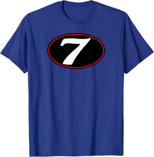 MG V7 Cafe Racer Italian Motorcycle #7 Oval Logo (Black) T-Shirt - T-Shirt | Royal