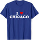 I Heart USA City - I Love Chicago T-Shirt - T-Shirt | Royal