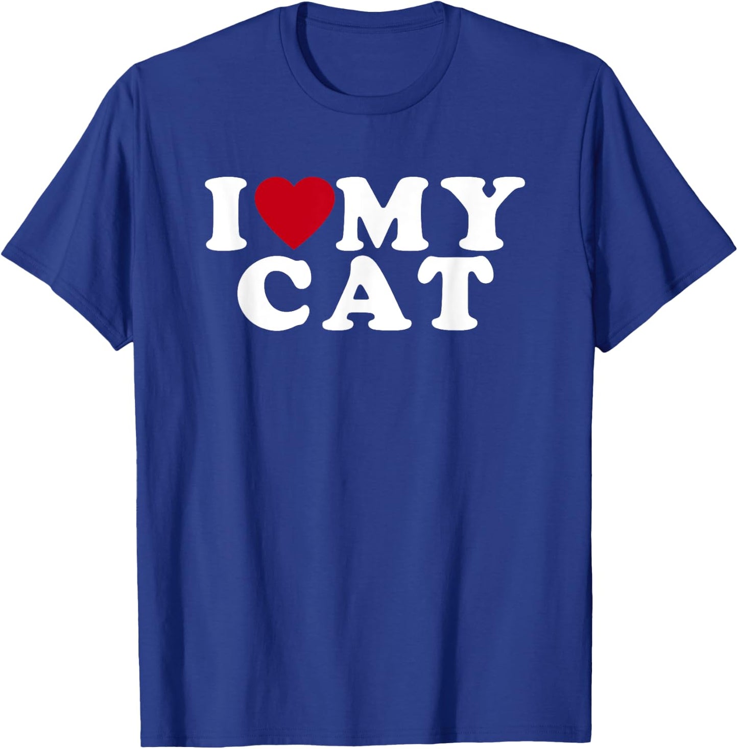 I Love My Cat I Heart My Cat Women T-Shirt - T-Shirt | Royal