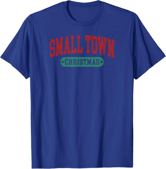 Small Town Christmas T-Shirt - T-Shirt | Royal