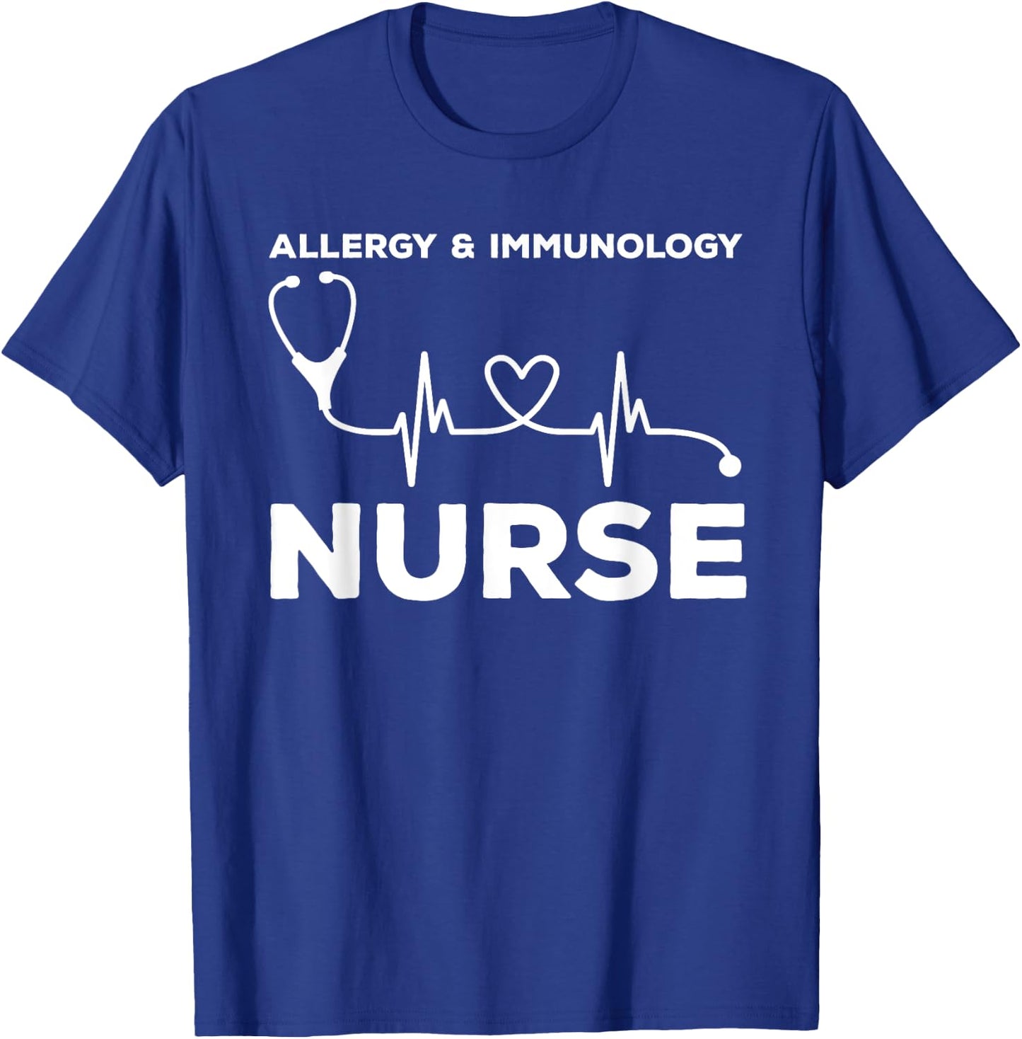 Allergy & Immunology Nurse Outfit Registered Nurses Nursing T-Shirt - T-Shirt | Royal