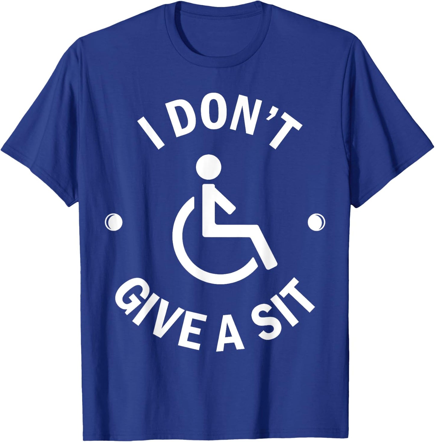 Funny Wheelchair driver T-Shirt - T-Shirt | Royal