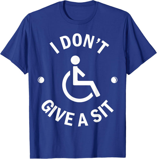 Funny Wheelchair driver T-Shirt - T-Shirt | Royal