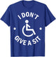 Funny Wheelchair driver T-Shirt - T-Shirt | Royal