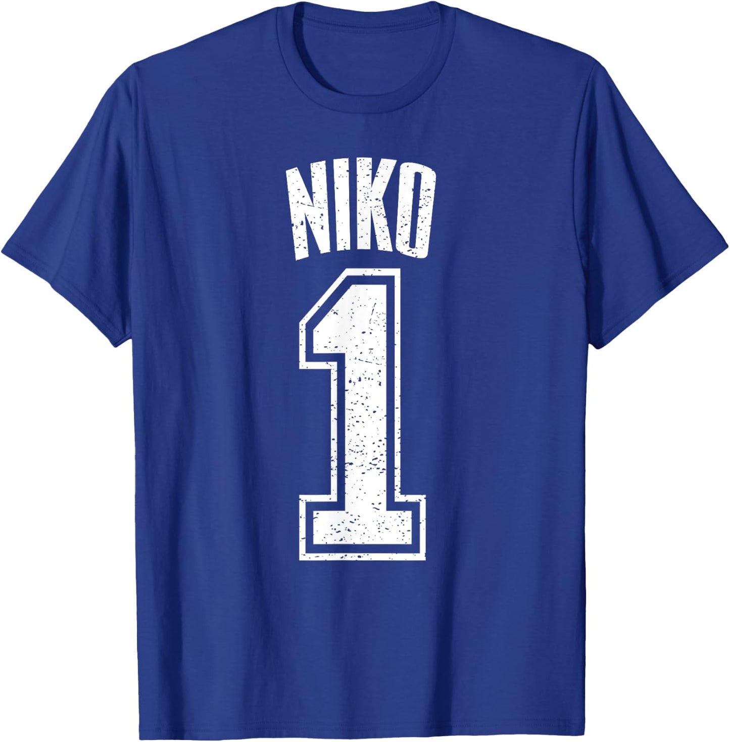 Niko Supporter Number 1 Greatest Fan T-Shirt - T-Shirt | Royal