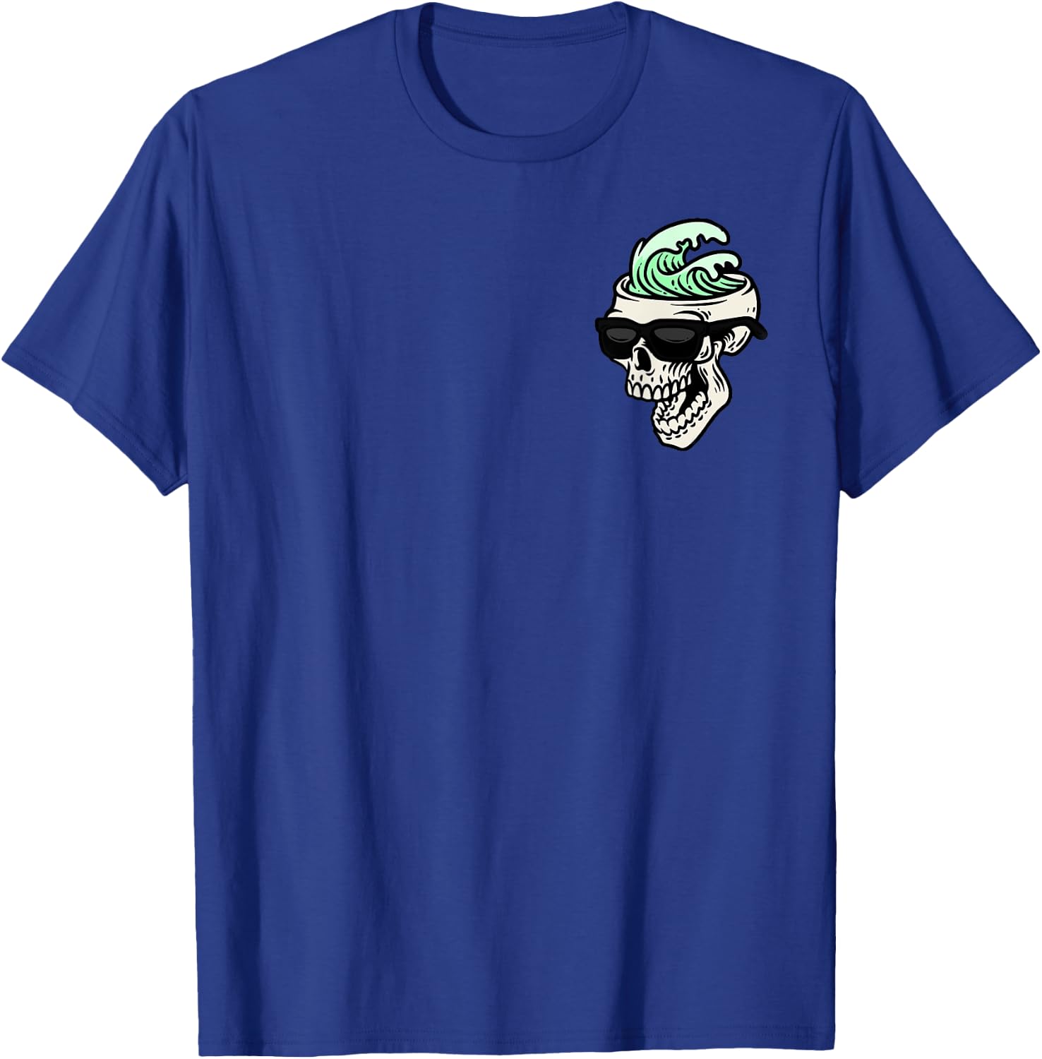 High Tides and Good Vibes Surfing T-Shirt - T-Shirt | Royal