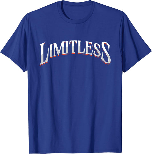 Limitless | Motivation Inspiration | Influencer Leader T-Shirt - T-Shirt | Royal