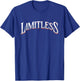 Limitless | Motivation Inspiration | Influencer Leader T-Shirt - T-Shirt | Royal