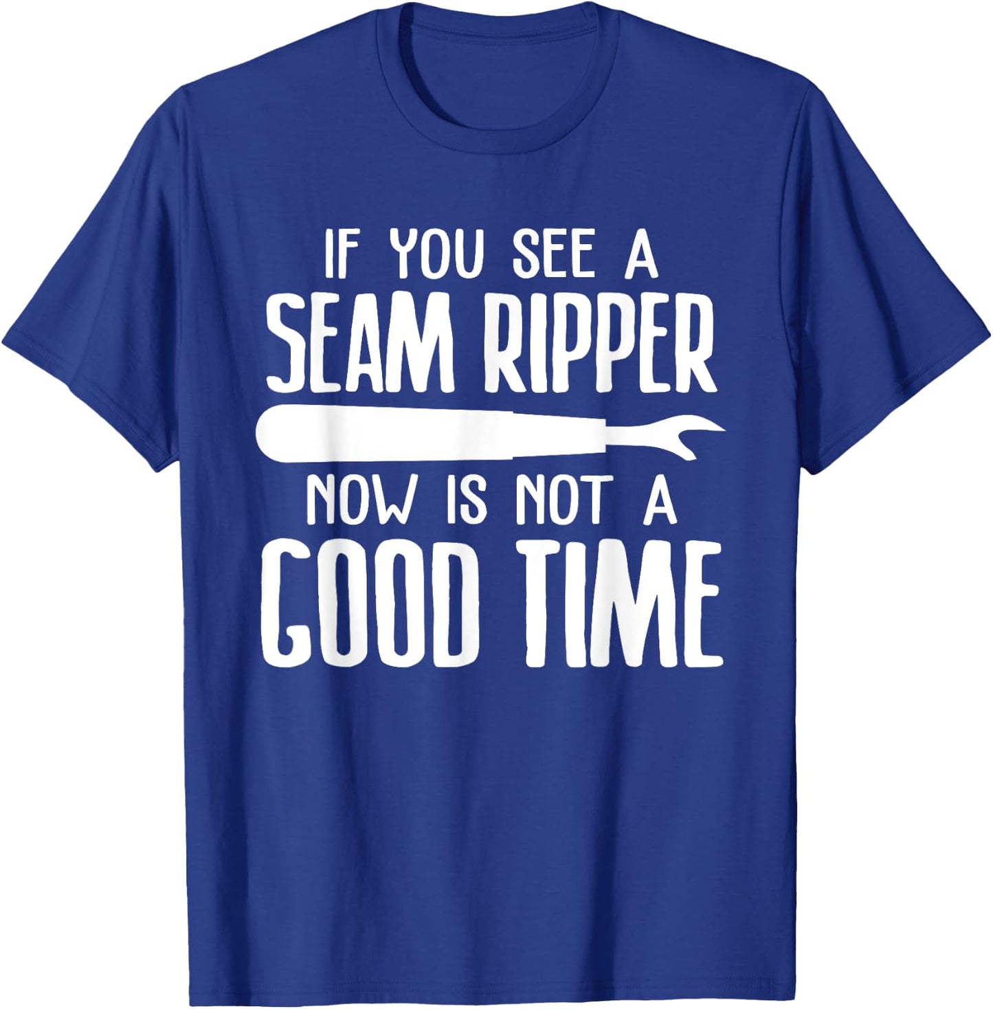 Funny Quilting Gift Quilter Seamstress Cool Sewing T-Shirt - T-Shirt | Royal