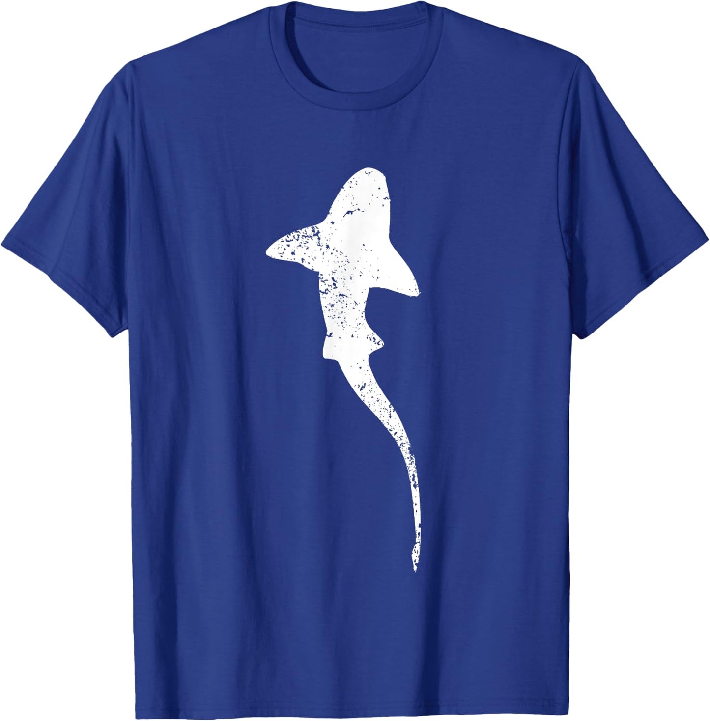 Grunge Whale Shark Print - Vintage Whale Shark T-Shirt - T-Shirt | Royal