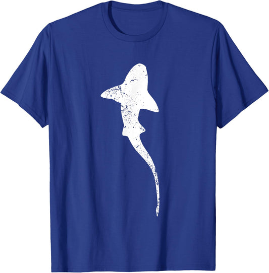 Grunge Whale Shark Print - Vintage Whale Shark T-Shirt - T-Shirt | Royal