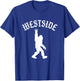Funny Bigfoot Westside Hand Sign for California West Coast T-Shirt - T-Shirt | Royal