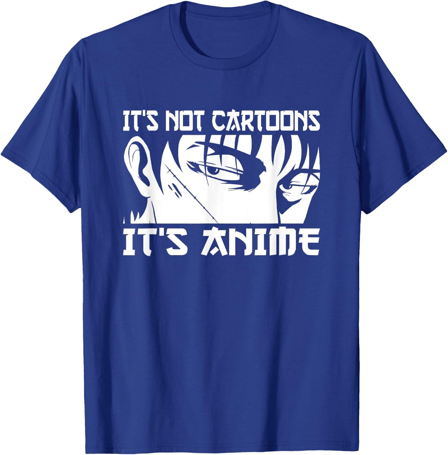 It's not Cartoons It's Anime Men Teen Boy Otaku Anime T-Shirt - T-Shirt | Royal