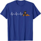 Rottweiler Heartbeat - Puppy Owner Animal Lover Veterinarian T-Shirt - T-Shirt | Royal