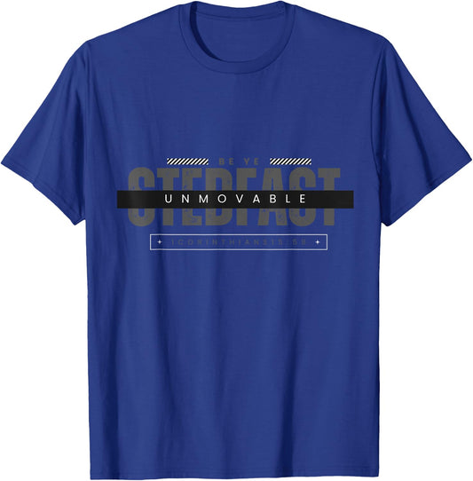 1 Corinthians 15:58 Christian KJV Bible Verse T-Shirt - T-Shirt | Royal