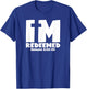 I'm Redeemed - Romans 3:23-25 Cross Graphic T-Shirt - T-Shirt | Royal