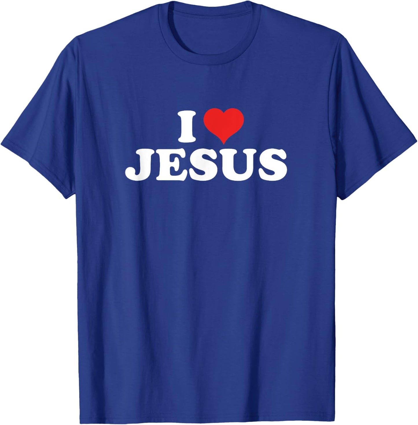 I Love Jesus T-Shirt - T-Shirt | Royal