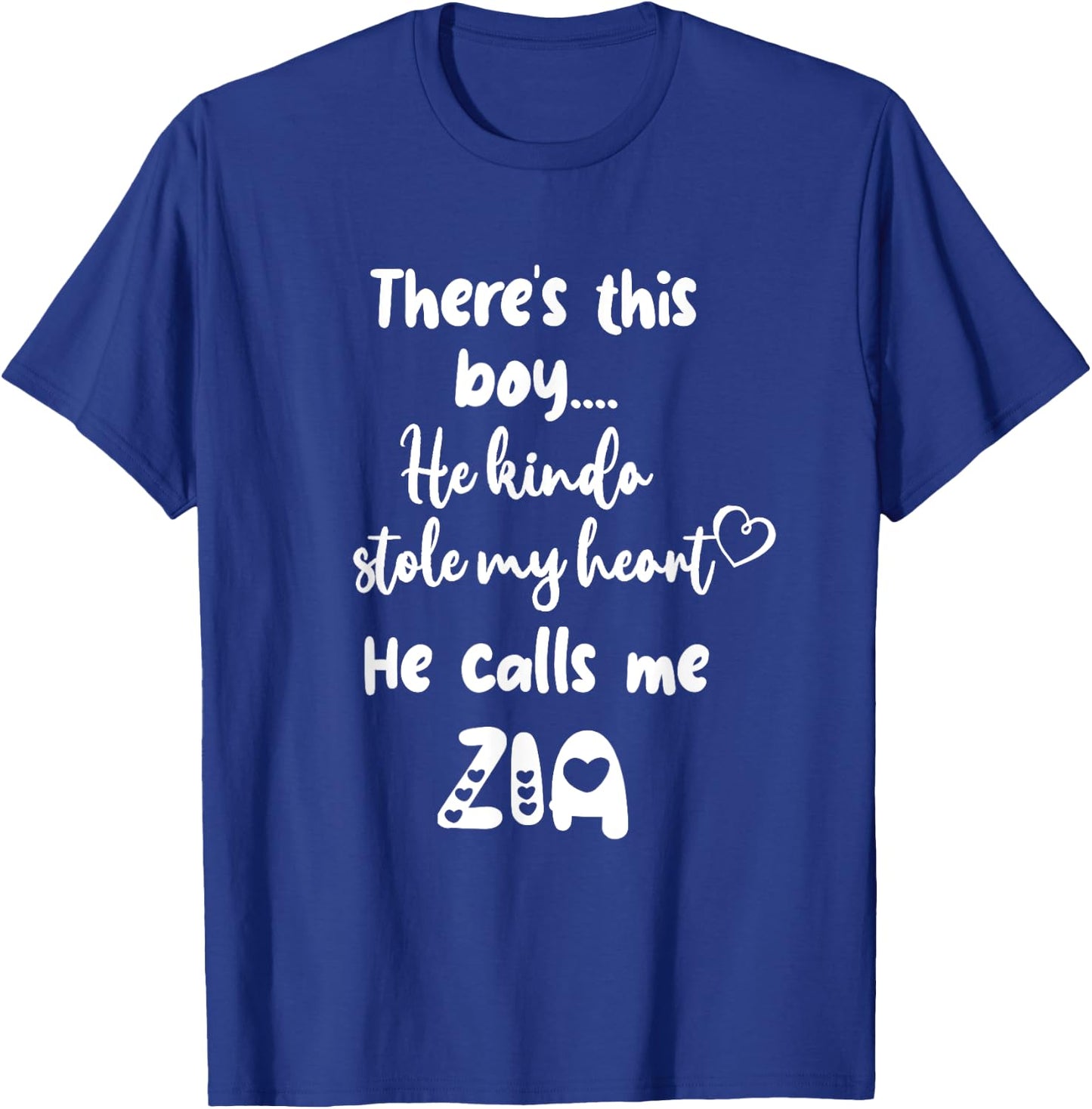Italy Italian Aunt This Boy Calls Me Zia T-Shirt - T-Shirt | Royal