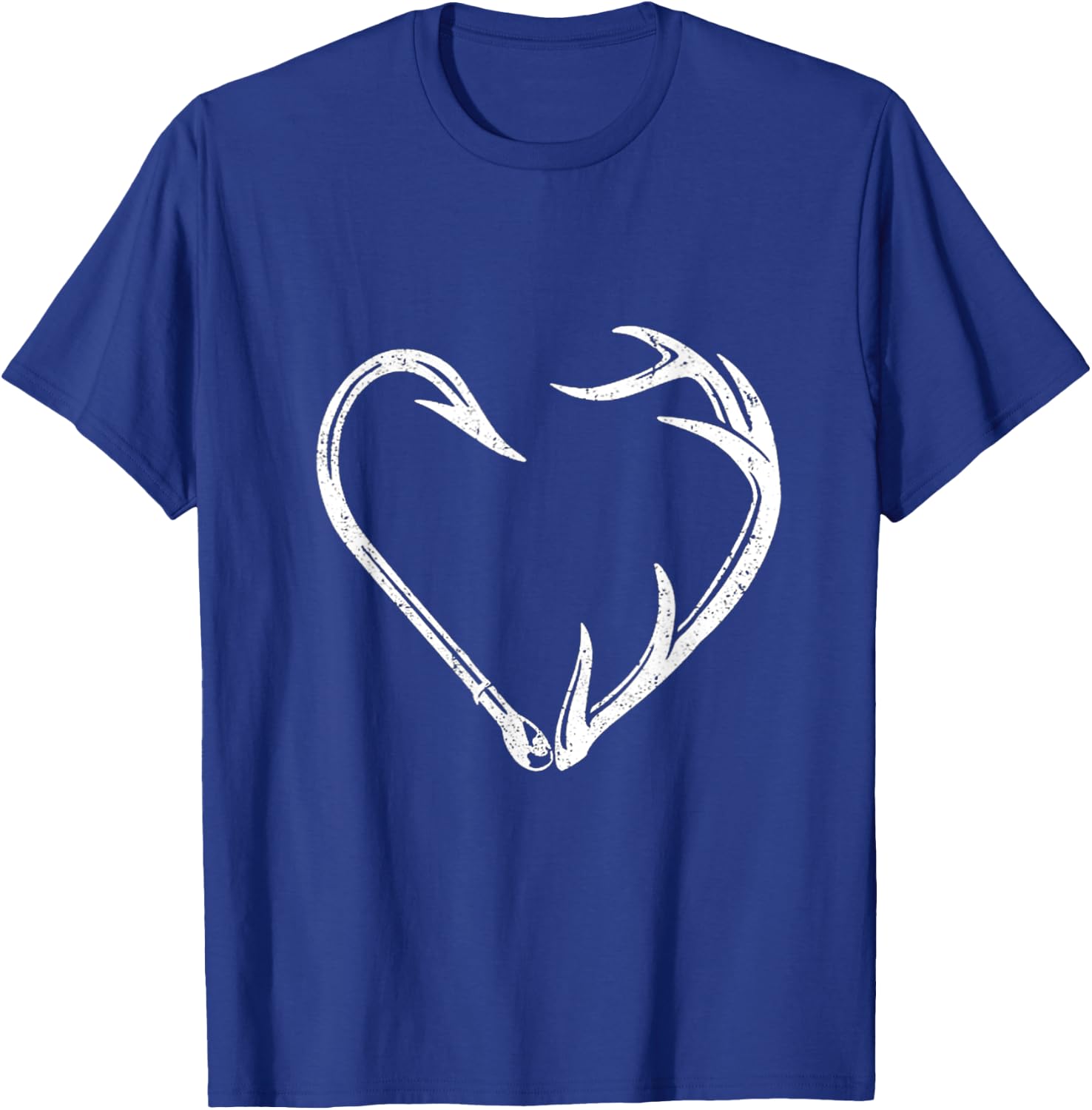 Fishing & Shed Hunter Antler Elk, Deer- hunting T-Shirt - T-Shirt | Royal
