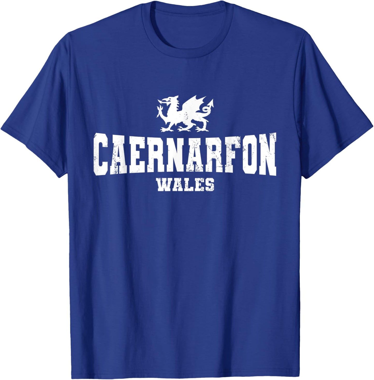 Caernarfon Wales Welsh Dragon Flag Cymru T-Shirt - T-Shirt | Royal