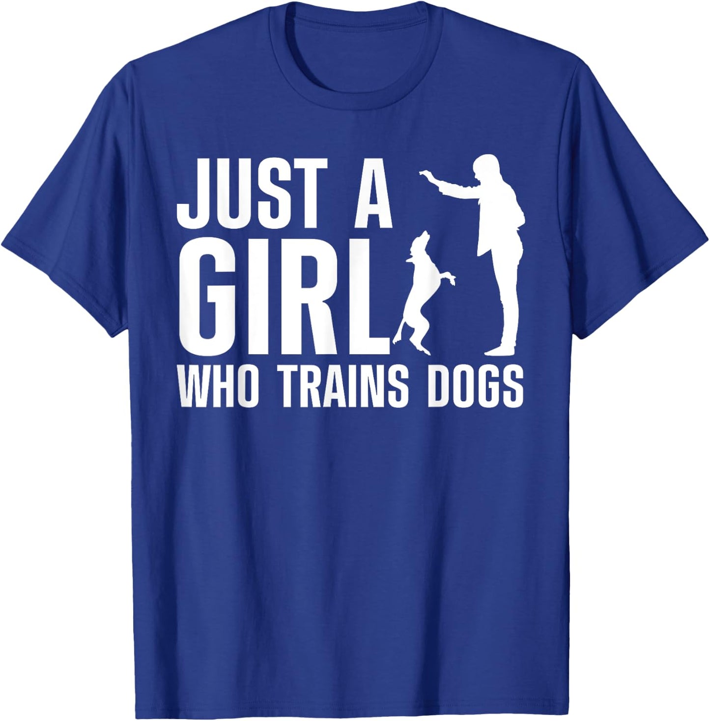 Cute Dog Trainer Girls Training Dog Lover Owner T-Shirt - T-Shirt | Royal