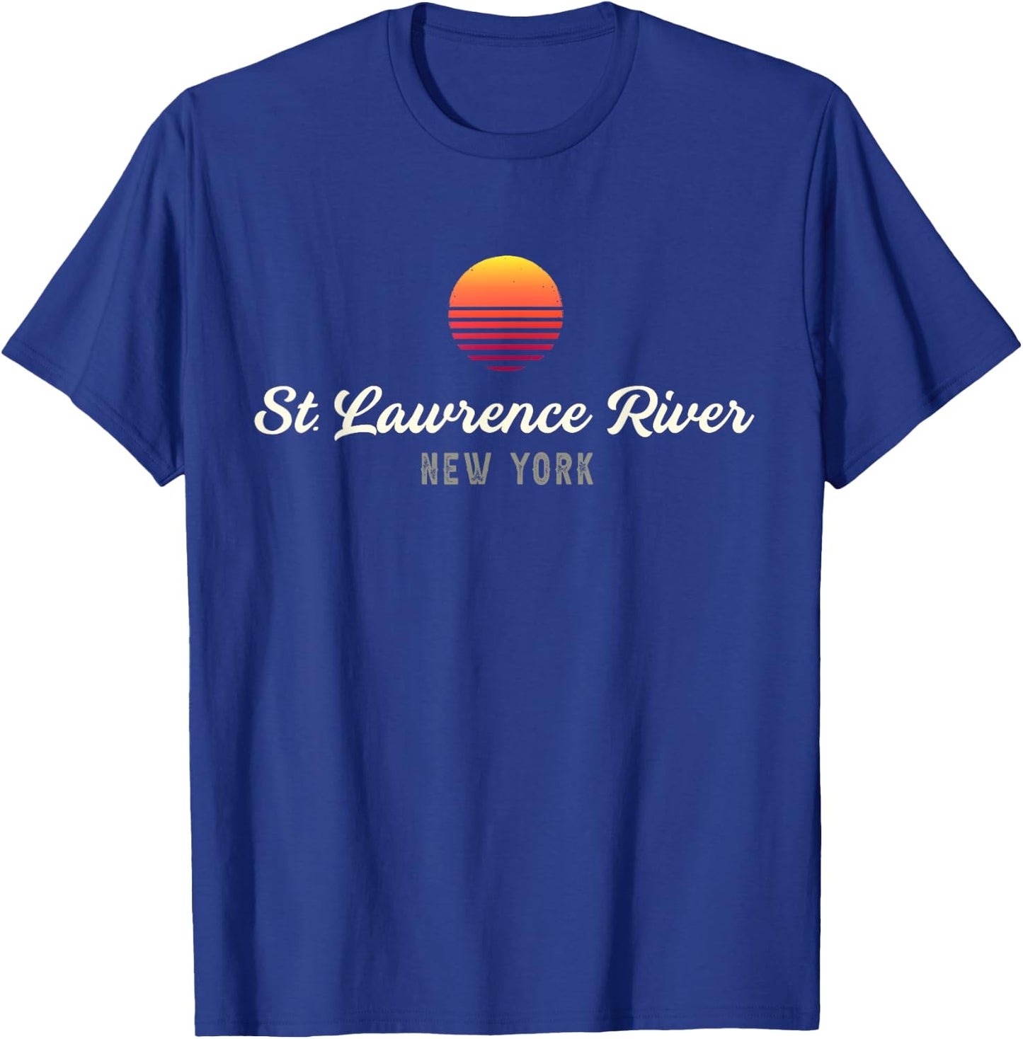 St Lawrence River NEW YORK Bass Fishing Youth Fishin Pro T-Shirt - T-Shirt | Royal