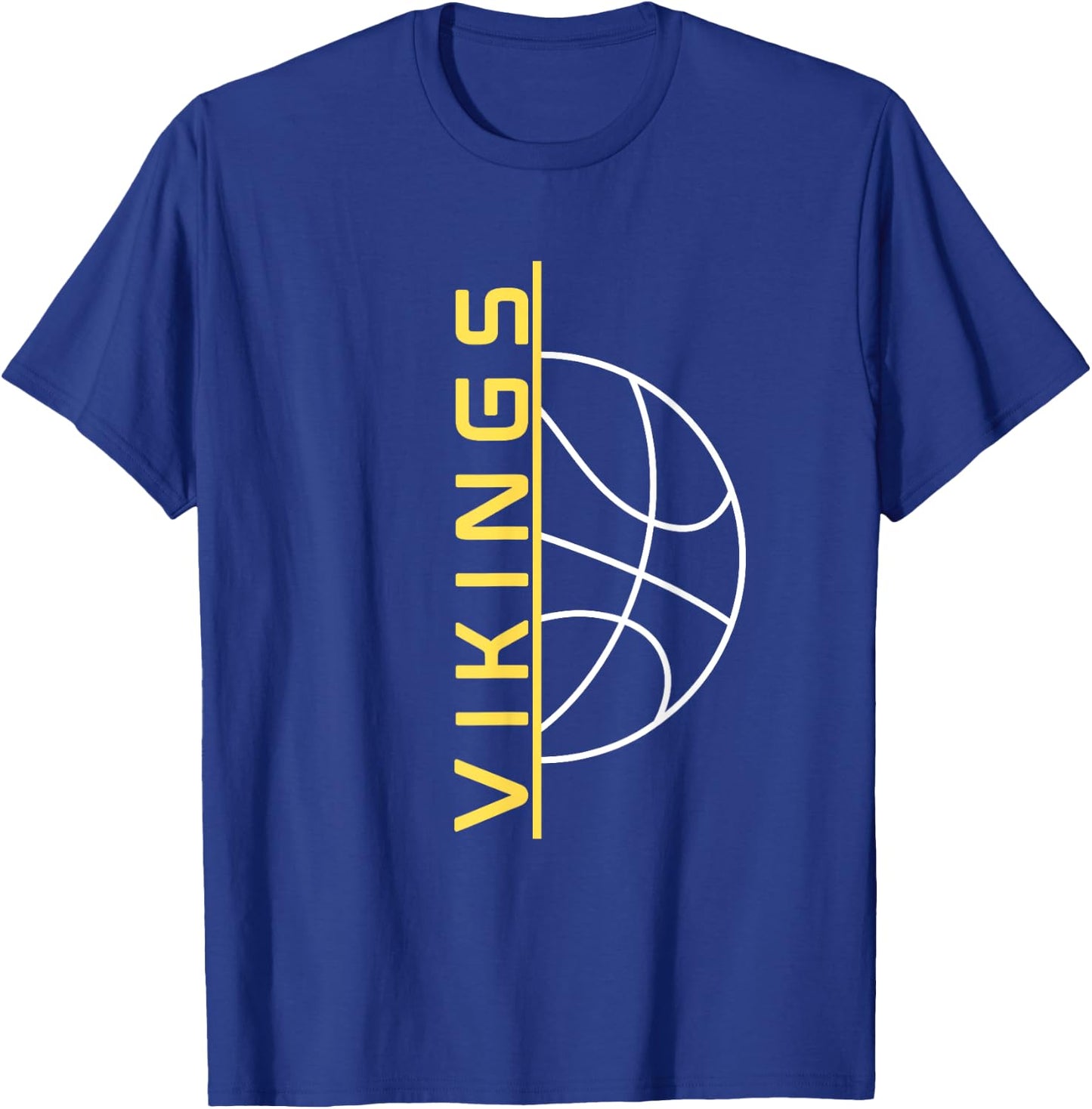 Vikings Basketball T-Shirt - T-Shirt | Royal